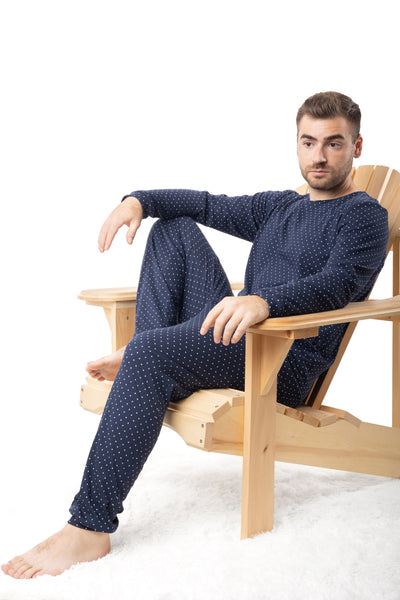 Mens Dotted Pyjamas