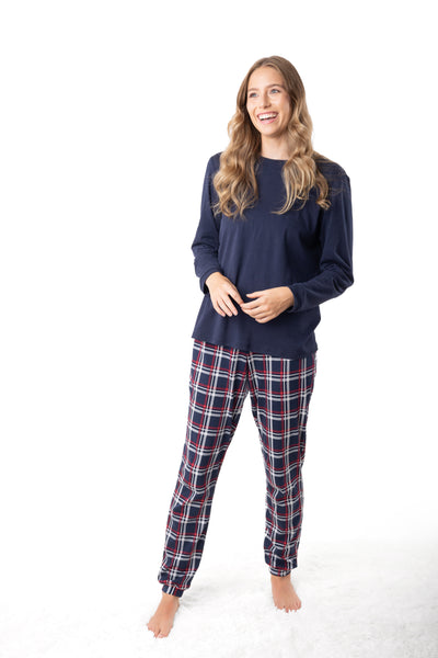 Ladies Plaid Pyjamas