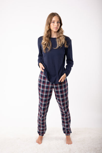 Ladies Plaid Pyjamas