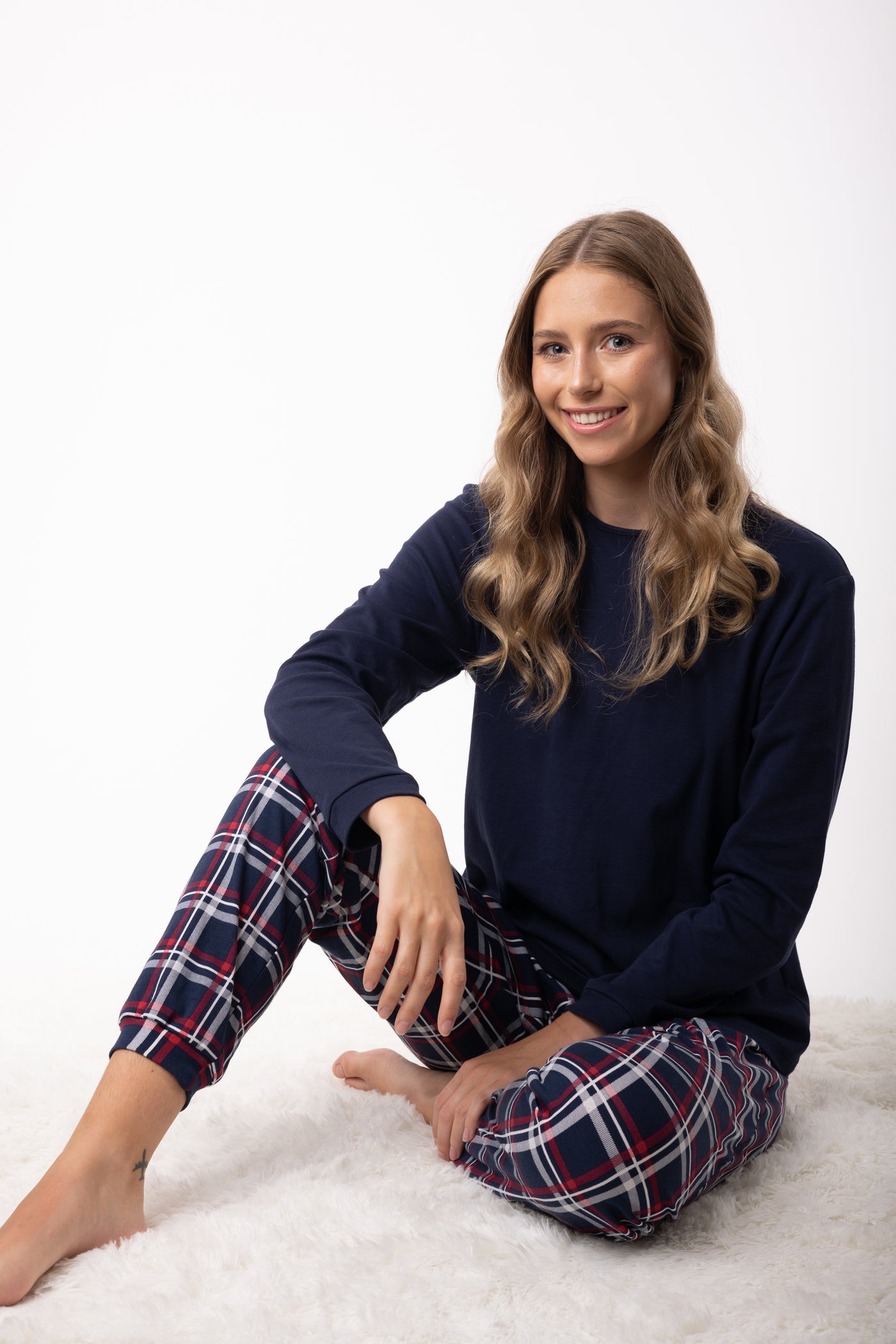 Ladies Plaid Pyjamas