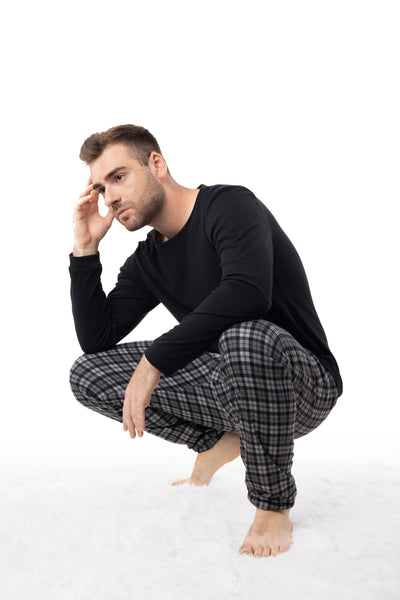 Mens Plaid Pyjamas