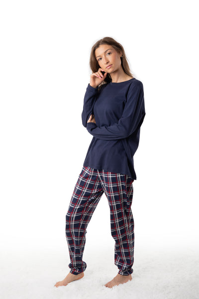 Ladies Plaid Pyjamas